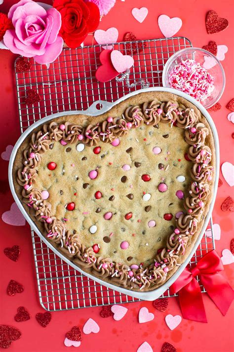 Valentine Cookie Cake Recipe Peas And Crayons