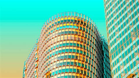 Download Wallpaper 1366x768 Building Architecture Facade Glass