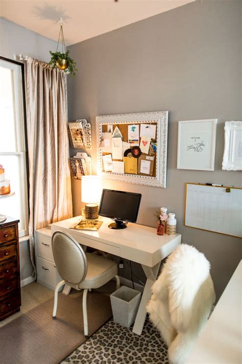 Having a designated home office requires space — which is exactly what our living setups don't have. How to Live Large in a Small Office Space | Small bedroom ...