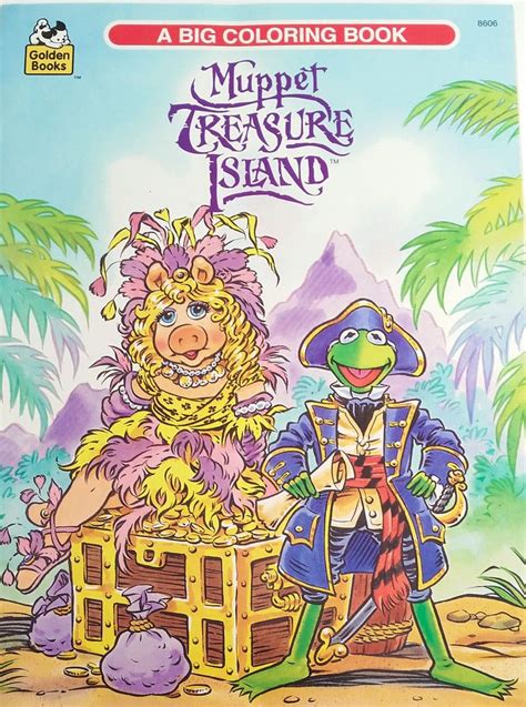 Jim Henson Muppets Coloring Book From Muppet Treasure Island Kids Movie