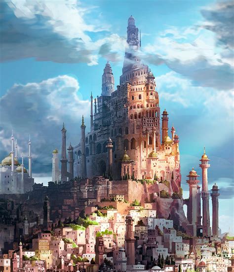 Barsun Fantasy City Fantasy Castle Fantasy Places Medieval Fantasy
