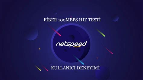 Netspeed Hiz Test Ve Kullanici Deney M Mbps F Ber Youtube