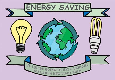 Energy Saving Poster By Purpledragon18131 On Deviantart