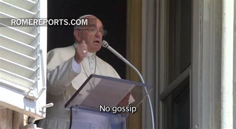 Pope No Gossip No Envy No Jealousy Youtube
