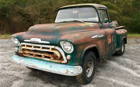 Free Delivery 1957 Chevrolet Stepside Pickup 57 Chevy Trucks Chevy
