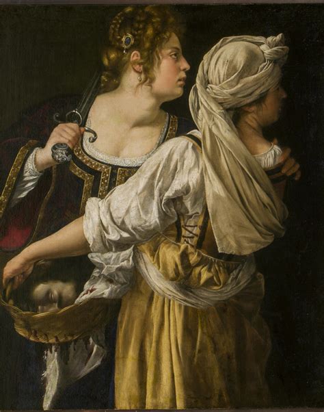 Artemisia Gentileschi Judith Her Maid And Holofernes Head Florence