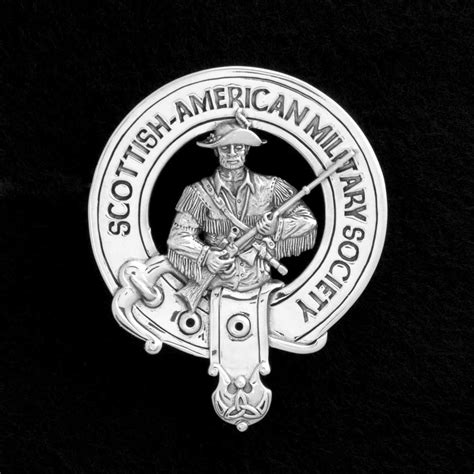 Scottish American Millitary Society Sams Commemorative Belted Crest