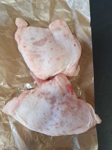 What Are These Spots On My Fresh Chicken Thighs From The Butcher