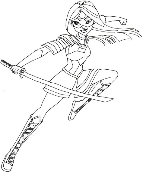 Free Printable Coloring Page For Dc Super Hero Girls Supergirl