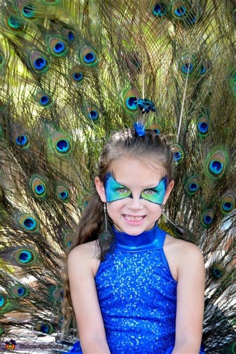 Girls create a costume for girls who want to add some diy style to their halloween look, spirit's create a costume option is the perfect way to build the costume of your dreams. Peacock Costume for Girls - Photo 3/3