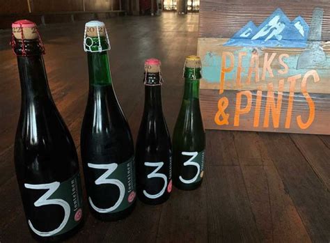 Peaks And Pints Pilot Program Drie Fonteinen Beer Flight Peaks And Pints Proctor TacomaPeaks