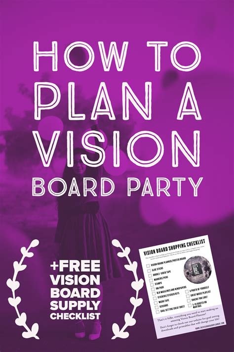Vision Board Flyer Template