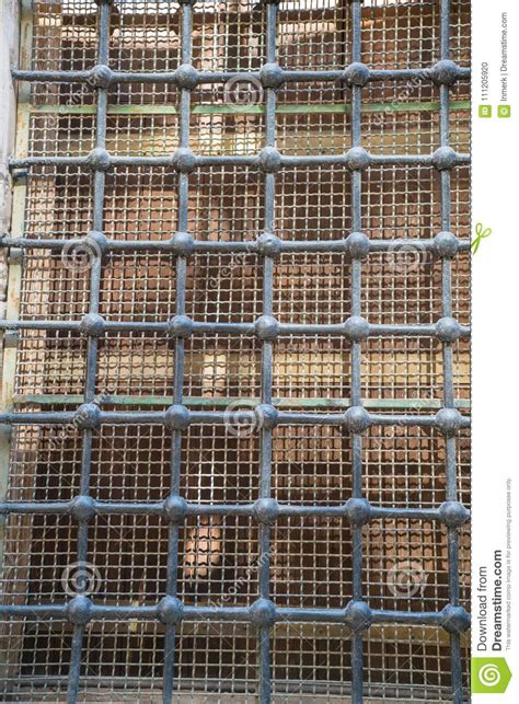 The Old Window With A Metal Grid Of Mameluke Times Stock Photo Image