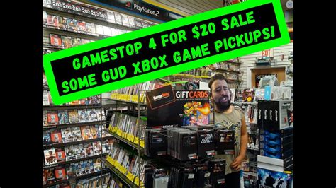 Xbox One Pickups From Gamestops 4 For 20 Sale Youtube