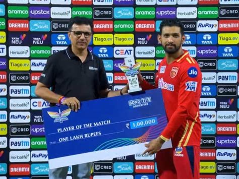 Ipl 2023 Lsg Vs Pbks Player Of The Match Sikandar Raza Statement Lucknow Super Giants Vs Punjab