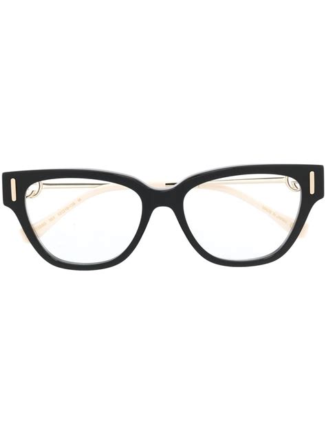 gucci eyewear square frame clear glasses farfetch