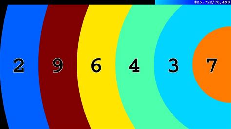 All Prime Numbers Below 1000000 With Colors Youtube