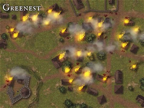 Greenest Seek The Keep Battle Map Inkarnate Create Fantasy Maps Online