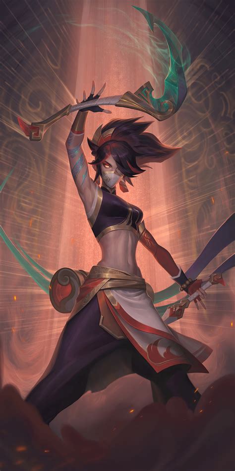 1080x2160 Akali League Of Legends 4k 2020 One Plus 5thonor 7xhonor