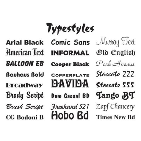 This has been a guide to html fonts styles. 12 Samples Of Font Styles Images - Font Styles, Sample ...