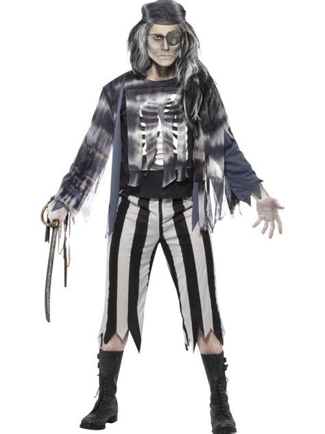 Ghostly Pirate Costume At Uk £2109 Fantasma Carnaval