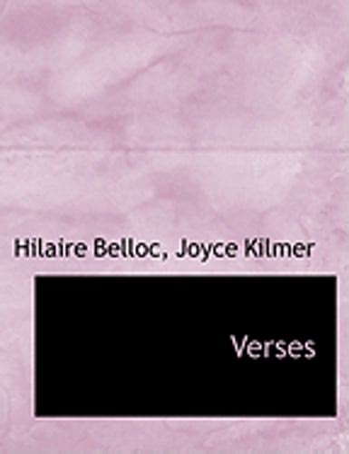 Verses By Hilaire Belloc New Ebay