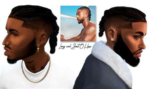 Pin On Black Men Hair Cc Sims 4