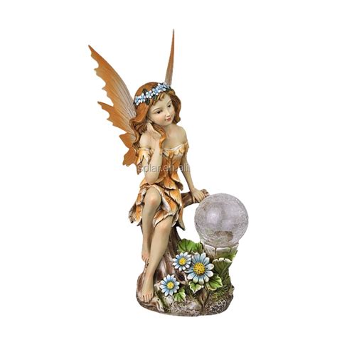 Resin Life Size Sexy The Good Angel Fairy Figurine Statue T Craft Solar Light Wholesale Buy