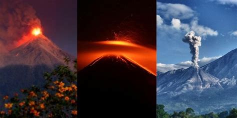 Los Volcanes Activos De Guatemala Aprende