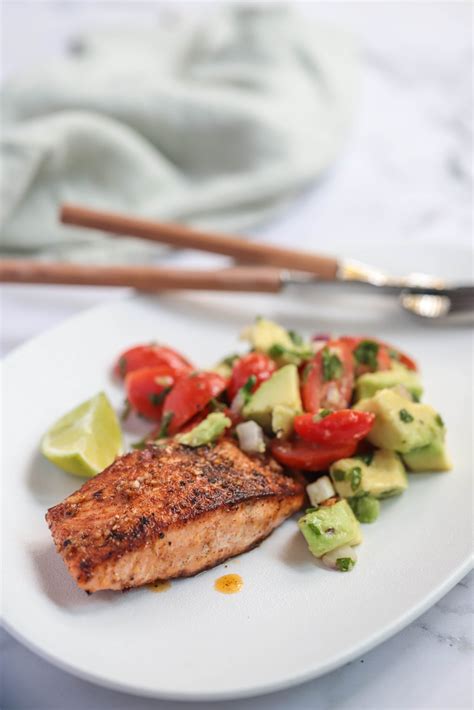 Grilled Salmon With Avocado Salsa Mandy Patterson