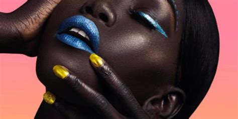 nyakim gatwech a model from south sudan has an iconic skin tone that is making waves in the