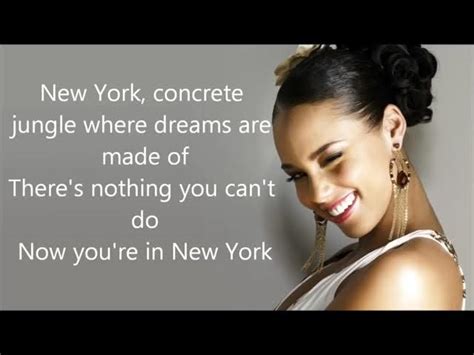 Music Downloader And Converter Alicia Keys Empire State Of Mind Lyrics Oh New York Song