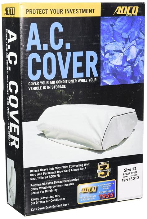Adco 3012 White Size 12 Rv Air Conditioner Cover Rv And Trailer Covers