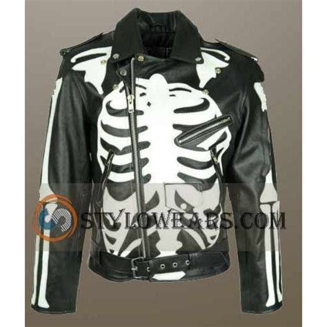 Skeleton Special Leather Jacket Jackets Leather Jacket Men Jackets