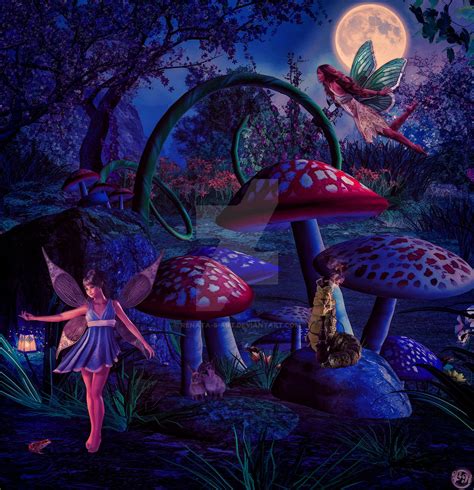 Moonlight Fairies By Renata S Art On Deviantart