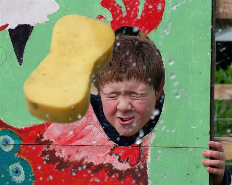Much Fun Was Had At The Wet Sponge Throwing Stall Freshclaws Flickr