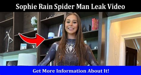 Watch Video Sophie Rain Spider Man Leak Video Check Full Content On Clip