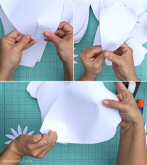 How To Make Giant Paper Roses Plus A Free Petal Template