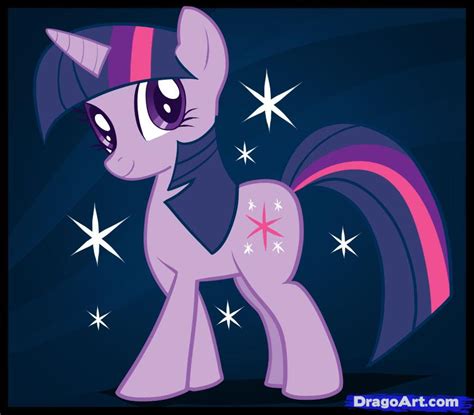 How To Draw Twilight Sparkle My Little Pony Twilight