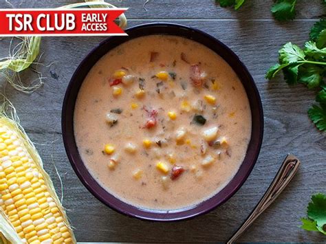 Scrape the cobs with the back of the knife to release the corn milk and any remaining bits of corn; Panera Bread Vegetarian Summer Corn Chowder | Summer corn ...