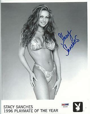 Stacy Sanches Signed X Photo Psa Dna Coa Playboy Playmate Headshot