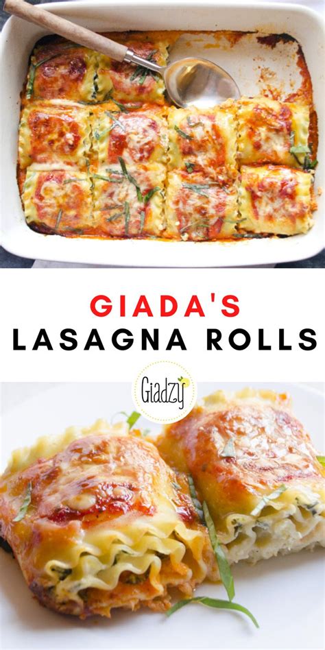 See more ideas about recipes, giada recipes, giada. Lasagna Rolls - Giadzy | Recipe | Giada recipes, Recipes ...