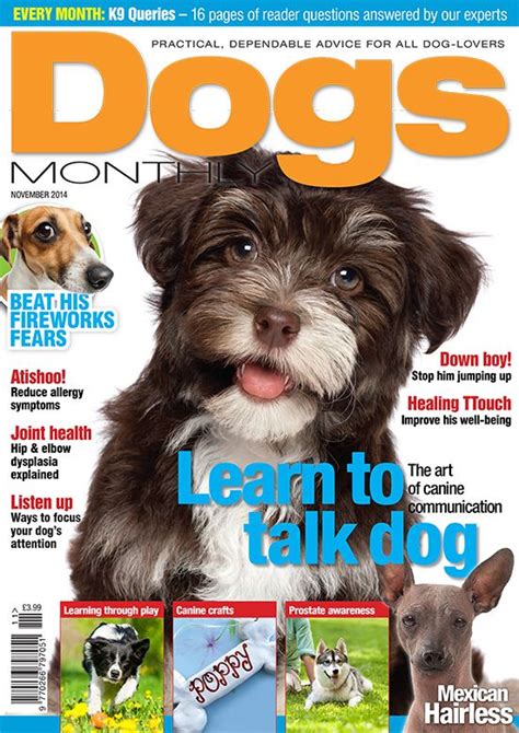 Latest Issue Dogs Monthly Dog Magazine Animal Magazines Pet Magazine