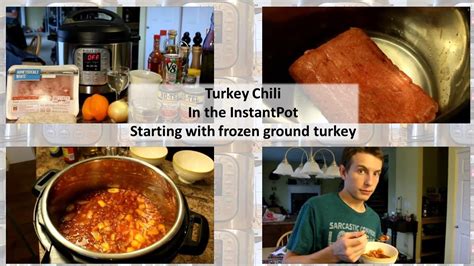 Instant pot ground turkey chili. Turkey Chili in the Instant Pot (starting with frozen ...