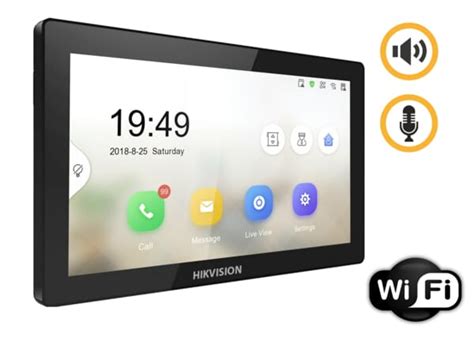Hikvision Ds Kh8520 Wte1 10 Inch Ip Video Intercom Touch Monitor With