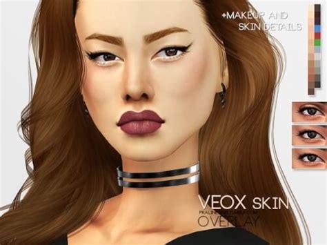 Ps Veox Skin Overlay By Praline Sims From The Sims Resource For The