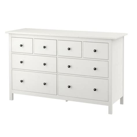Ikea Hemnes White Stain 8 Drawer Dresser Aptdeco