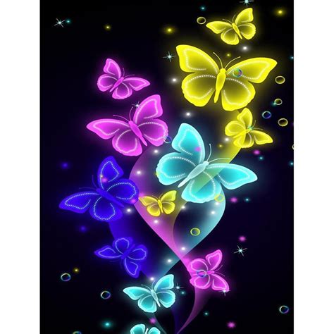 Butterfly 5d Diy Full Drill Diamond Painting Butterfly Wallpaper Butterfly Background