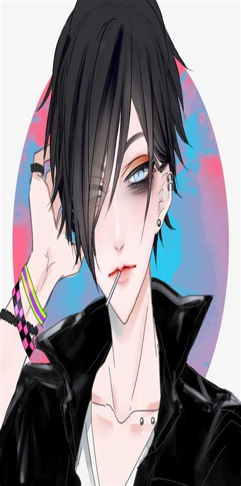 1080p Free Download Leviticus Anime Emo Goth Guy Makeup Hd