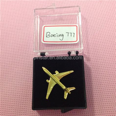 2017 New Products 3d Metal Airplane Lapel Pin Mini Airplane Model View